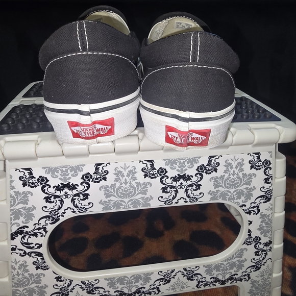 Vans Black Slip-On Sneakers - Picture 5 of 9